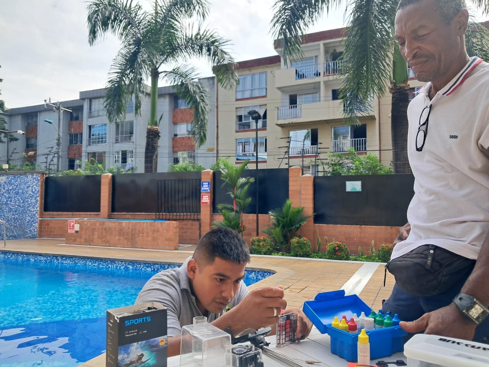 Control de calidad del agua de piscina